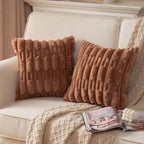 Calm Weave Plush Cushion Cover — lifestyle shot