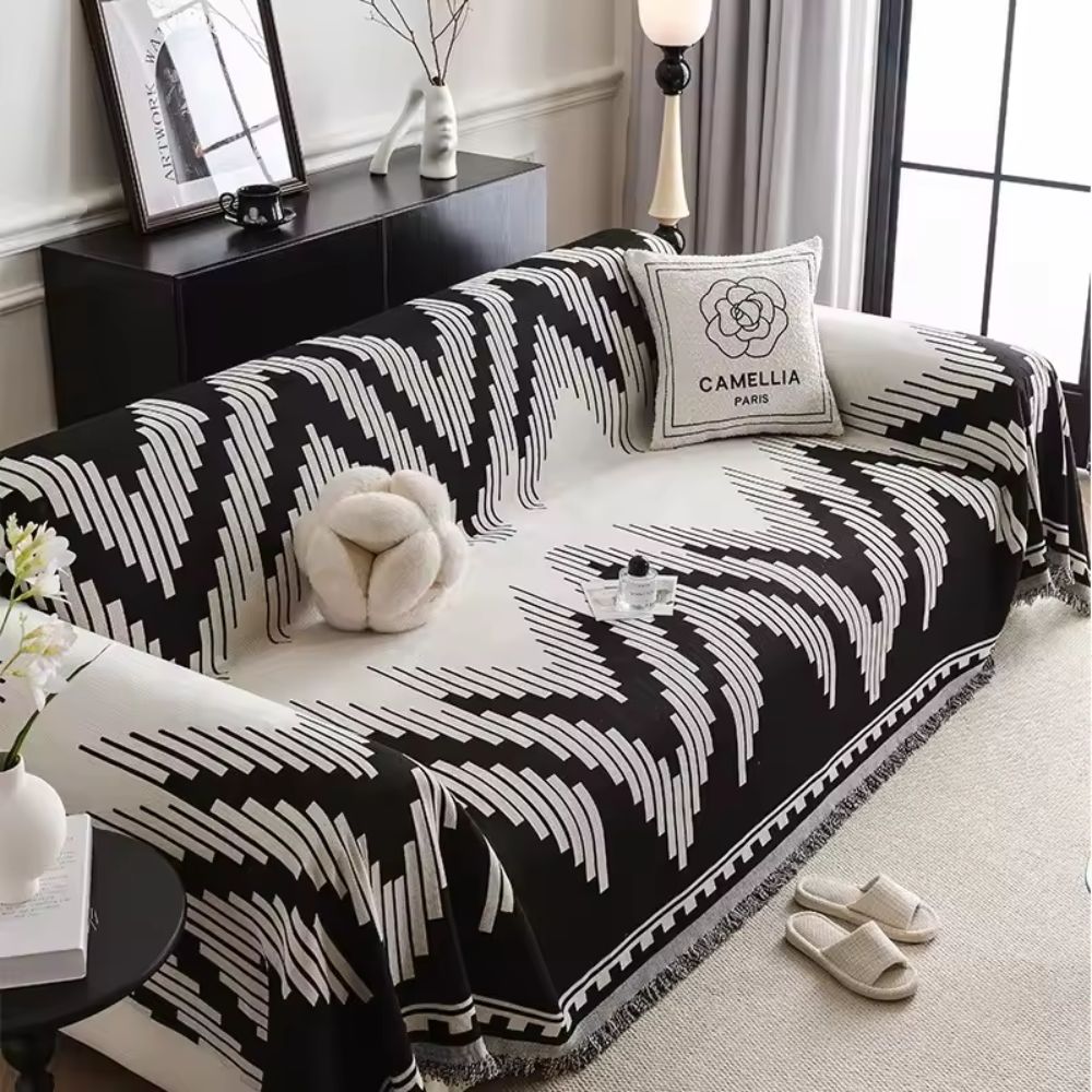 Camellia Paris Chenille Sofa Cover