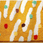 Candy Colour Clash Bath Mat — product in use