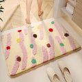 Candy Colour Clash Bath Mat — alternate angle view