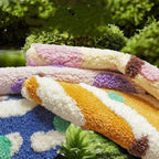 Candy Colour Clash Bath Mat — product detail view
