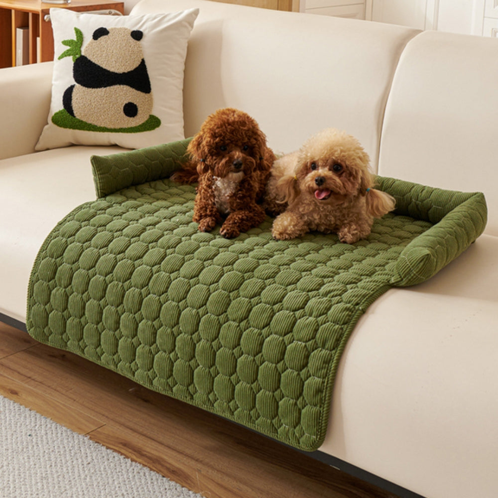 Canine Non-Slip Bolster Pet Quilted Bed — main product photo