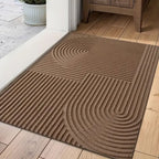 Curved Thread Line Door Mat — main product photo
