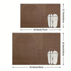 Curved Thread Line Door Mat — additional view