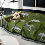 Chantesse Panda Leopard Print Sofa Cover — alternate angle view