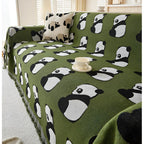 Chantesse Panda Leopard Print Sofa Cover — product in use
