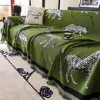 Chantesse Panda Leopard Print Sofa Cover — lifestyle shot
