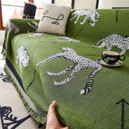 Chantesse Panda Leopard Print Sofa Cover — main product photo