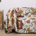 Charm Floral Blanket Throw — product in use