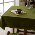 Château Olive Velvet Tablecloth — product detail view