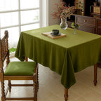Château Olive Velvet Tablecloth — product close-up