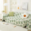 Cheerful Flower Tassel Sofa Cover — alternate angle view