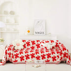 Cheerful Flower Tassel Sofa Cover — main product photo