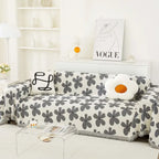 Cheerful Flower Tassel Sofa Cover — additional view