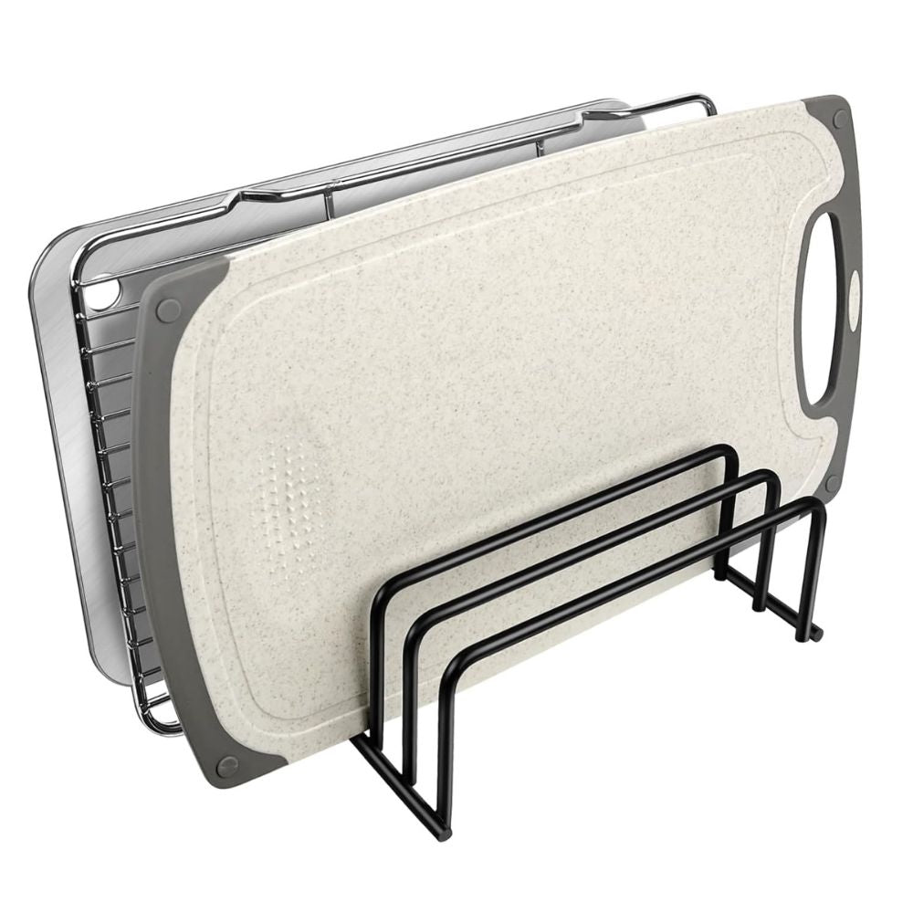 Steel Cutting Board Storage Rack — product close-up