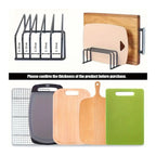 Steel Cutting Board Storage Rack — alternate angle view