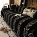 Chevron Echo Line Sofa Cover — product close-up