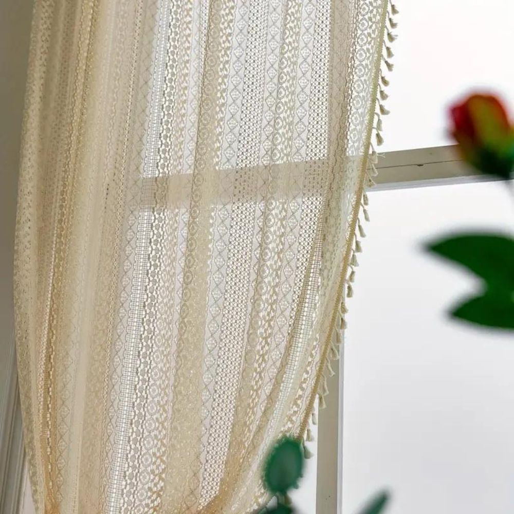 Chic Bohemian Crochet Curtain — main product photo