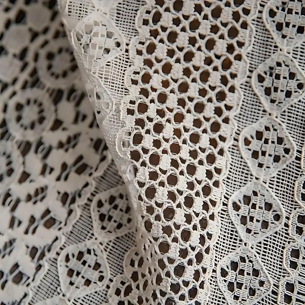 Chic Bohemian Crochet Curtain — product detail view