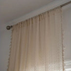 Chic Bohemian Crochet Curtain — lifestyle shot