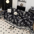 Classic Chenille Leaf Sofa Cover