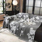 Classic Fleur Jacquard Sofa Cover — lifestyle shot