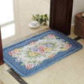 Classic Floral Bloom Bath Mat — size and scale reference