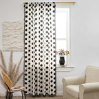 Chic Polka Dot Tassel Window Curtain — main product photo