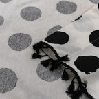 Chic Polka Dot Tassel Window Curtain — additional view