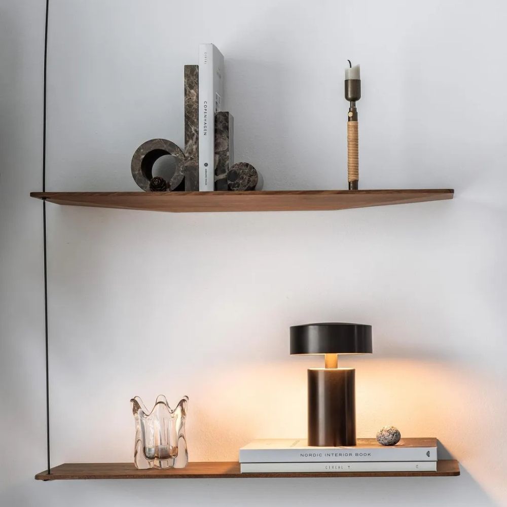 Lumé Column LED Table Lamp — size and scale reference