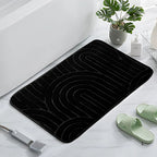Concentric Arches Cashmere Bath Mat — additional view