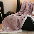 Cosmo Fluffy Winter Three-Dimensional Warm Blanket — product close-up