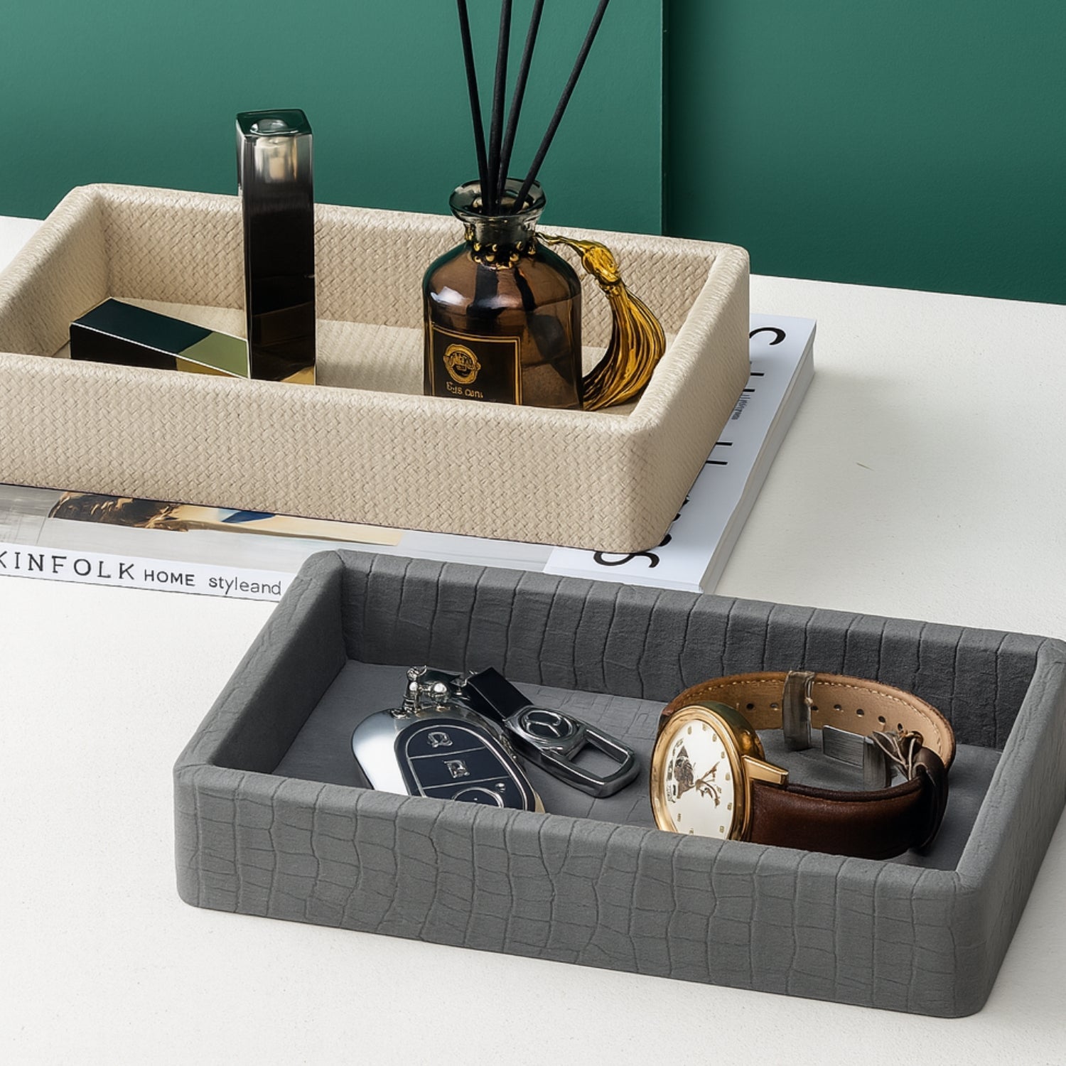 Croc Luxe Organiser Tray Box — product in use