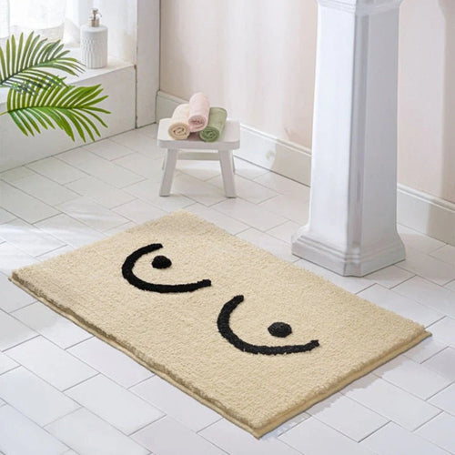 Aesthetic Fluffy Bath Mat Room Decor — main product photo