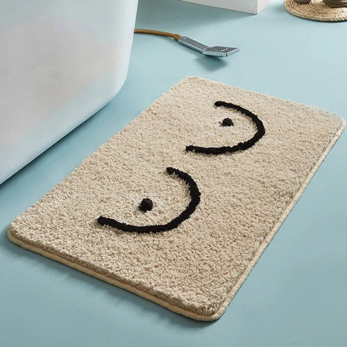 Aesthetic Fluffy Bath Mat Room Decor — product detail view