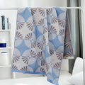 Dahlia Blossom Cotton Bath Towel — alternate angle view