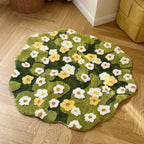 Daisy Moss Style Floor Bath Mat — alternate angle view