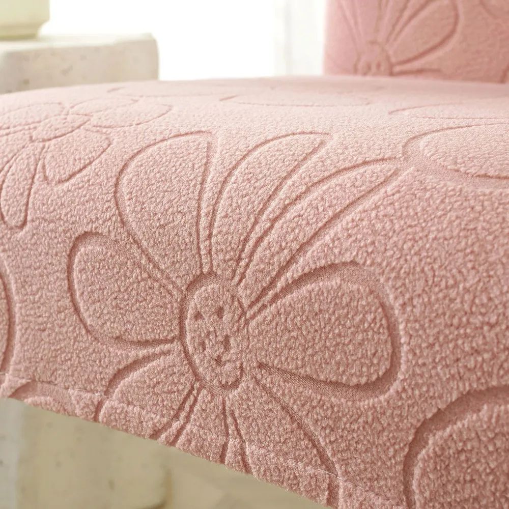 Daisy Stretch Dining Chair Cover — product close-up