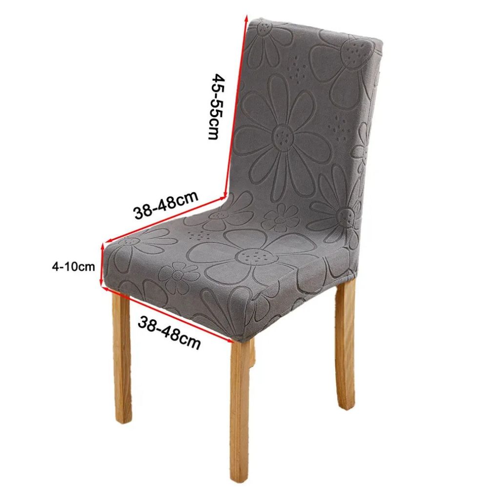Daisy Stretch Dining Chair Cover — material texture close-up