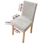 Daisy Stretch Dining Chair Cover — alternate angle view