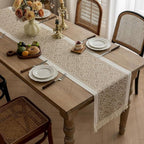 Damask Dune Table Runner — size and scale reference