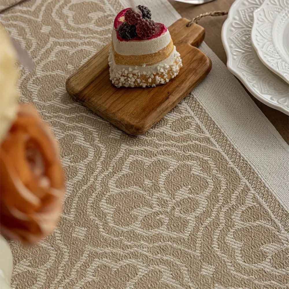 Damask Dune Table Runner — product in use