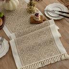 Damask Dune Table Runner — product close-up