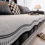 Modern Wave Anti-Slip Sofa Cover