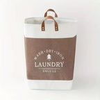 Deluxe Freestanding Laundry Basket — size and scale reference