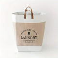 Deluxe Freestanding Laundry Basket — material texture close-up