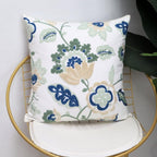 Denza Farmhouse Floral Tufted Cushion Cover — additional view