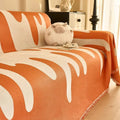 Dripping Colour Chenille Sofa Cover