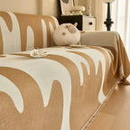 Dripping Colour Chenille Sofa Cover