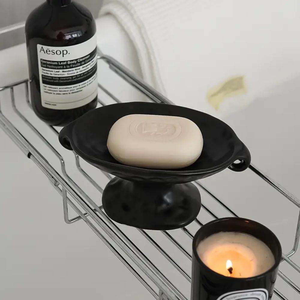 Dual-Ear Ceramic Oval Organiser — product close-up